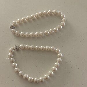 Pearl Curtain Tiebacks with Sparkle Clasp